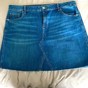 Old Navy distressed denim mini